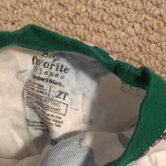 Boys favourite pyjamas size 2T members mark dinosaur cotton - Picture 4 of 4